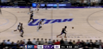 DB真人旗舰😱哪里跑！塞克斯顿快攻上篮 杜伦疾速追防送上惊天钉板血帽